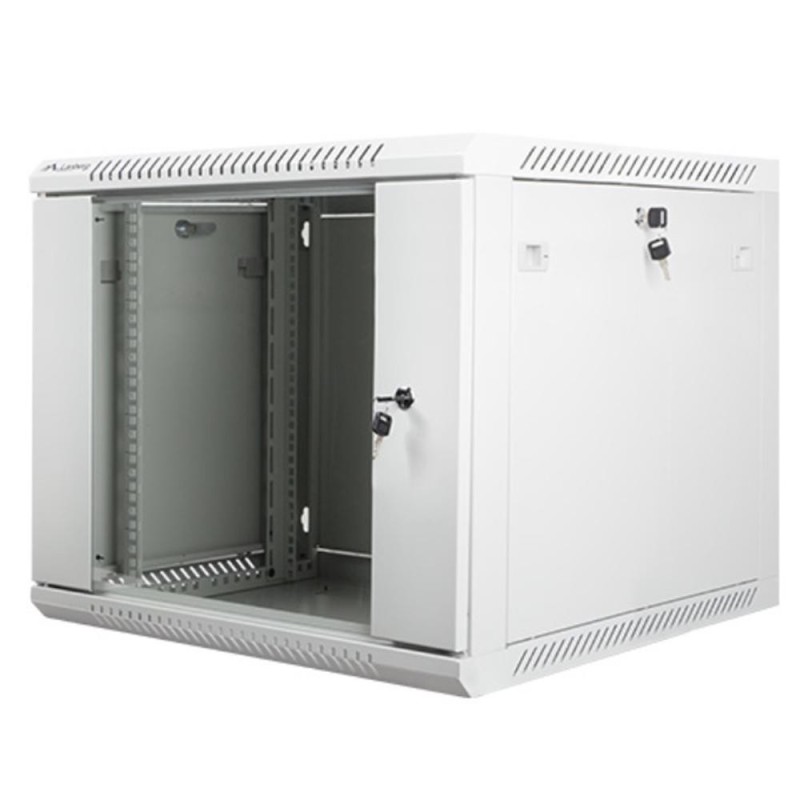 Armario lanberg 19 pulgadas 9u - 600x600 gris
