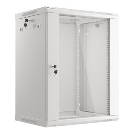 Armario lanberg 19 pulgadas 15u - 600x450 gris