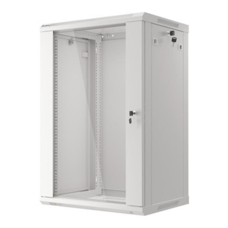 Armario lanberg 19 pulgadas 18u - 600x450 gris