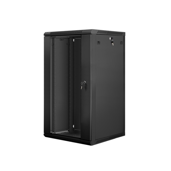Armario rack lanberg 22u 600x600x1082 auto ensamblado 19 pulgadas hasta 60 kg negro