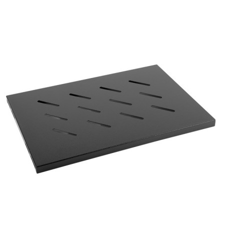 Bandeja fija lanberg 1u 496x280 mm hasta 120 kg rack de 19 negro