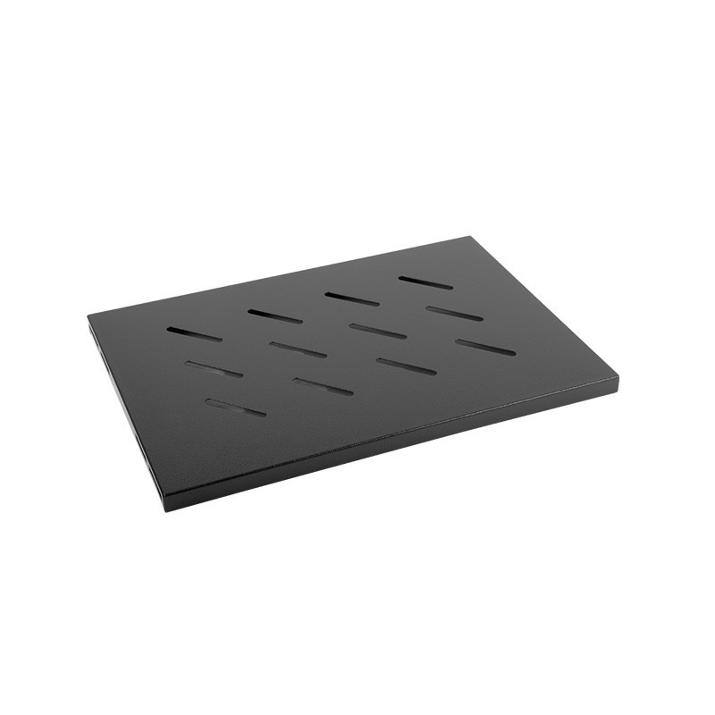 Bandeja fija lanberg 1u 496x280 mm hasta 120 kg rack de 19 negro