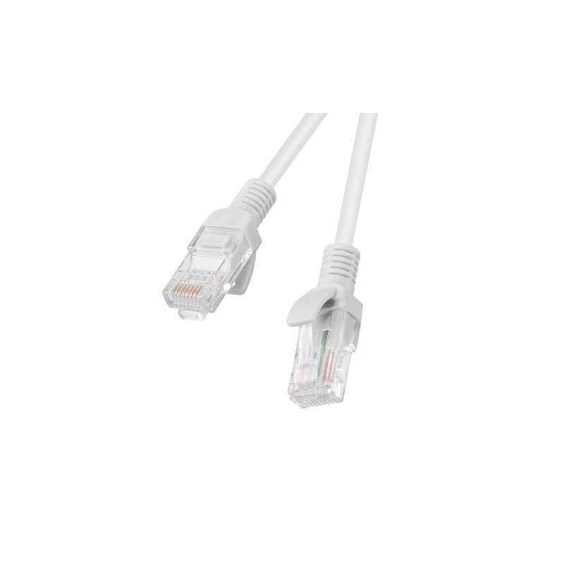 Cable red lanberg latiguillo cat.6 utp lszh cu 3m gris fluke passed