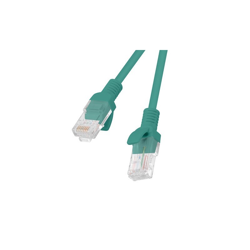 Cable red lanberg latiguillo cat.6 utp 3m verde fluke passed