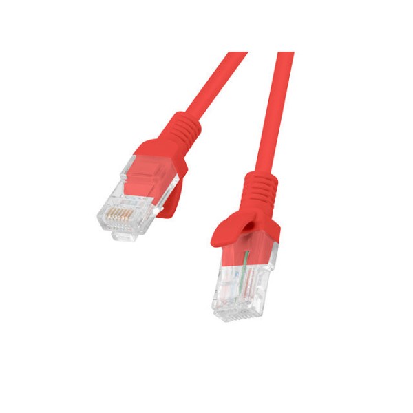 Cable red lanberg latiguillo cat.6 utp 10m rojo fluke passed