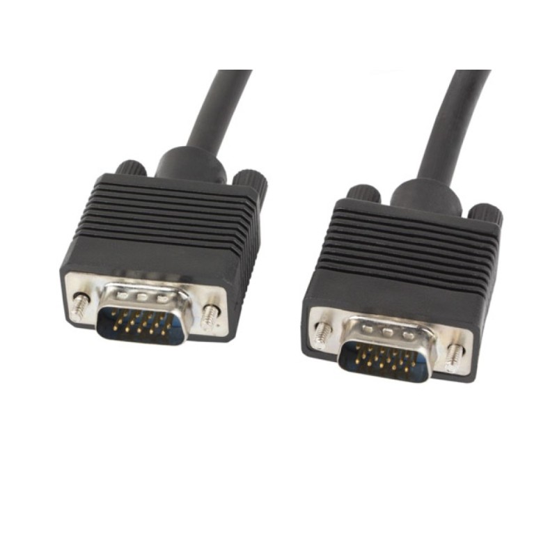 Cable vga lanberg 15m - macho - macho - negro