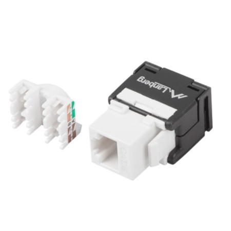Conector keystone lanberg cat.6 utp rj45 180º toolless