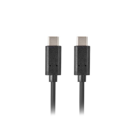 Cable usb lanberg 2.0 macho - usb tipo c macho 1.8m negro