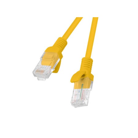 Cable red lanberg latiguillo cat.6 utp cu 1.5m naranja fluke passed