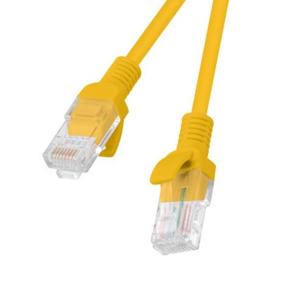 Cable red lanberg latiguillo cat.6 u - utp 5m naranja fluke passed