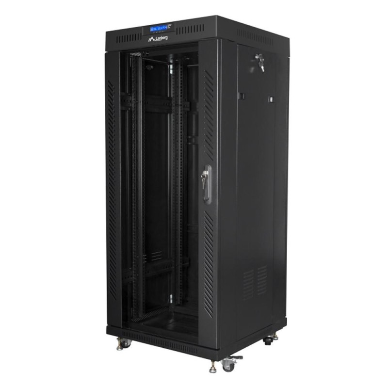 Armario lanberg 19 pulgadas 27u - 600x600 negro