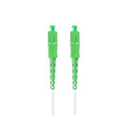 Latiguillo fibra optica sc - apc lanberg 2.5m mono simplex g657a2 lszh blanco