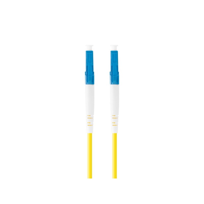Latiguillo fibra optica lc - upc lanberg 1m mono simplex g657a1 lszh amarillo