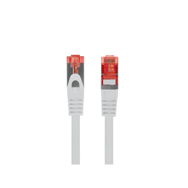 Cable red lanberg latiguillo cat.6 s - ftp lszh cu 1m gris fluke passed
