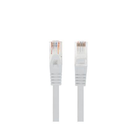 Cable red lanberg latiguillo cat.6 utp 0.5m gris fluke passed