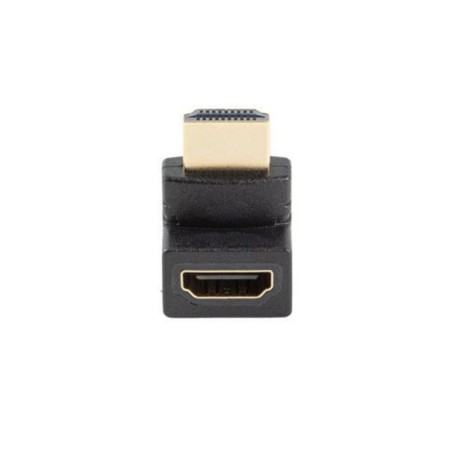 Adaptador hdmi 4k lanberg macho - hembra angulo arriba