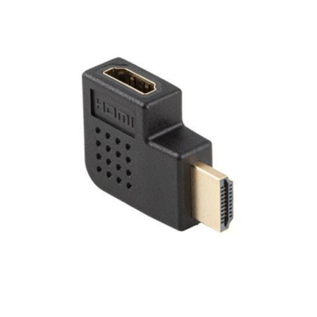Adaptador hdmi 4k lanberg macho - hembra angulo izquierda