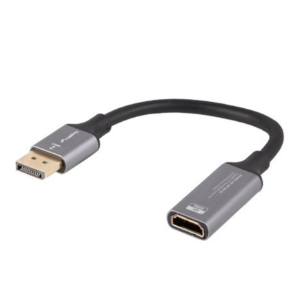 Adaptador 4k displayport a hdmi lanberg 20cm - macho - hembra