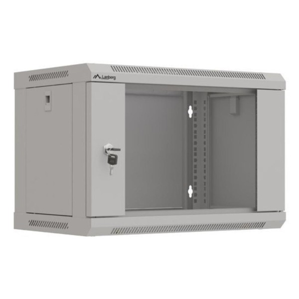 Armario lanberg 19 pulgadas 6u - 540x350 gris
