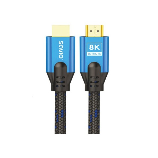 CABLE HDMI 2.1 (M) TRENZADO 8K SAVIO CL-169 5M