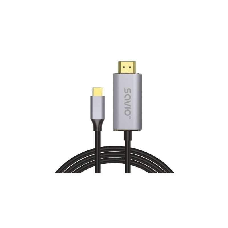 CABLE USB-C A HDMI 2.0 4K 2M SAVIO CL-171