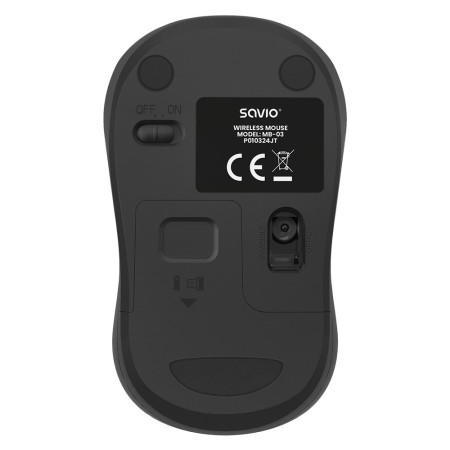 RATON OPTICO SAVIO MB-03 WIRELESS 1000 DPI