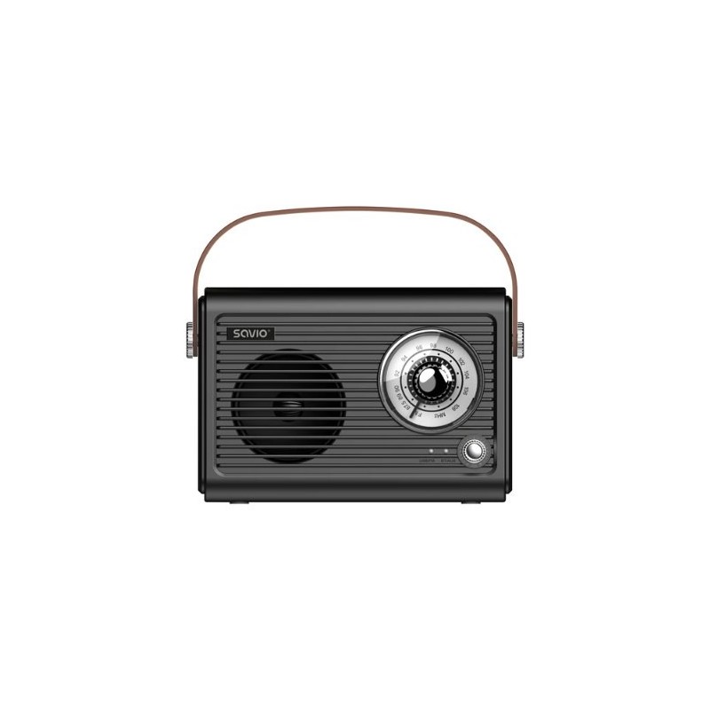 RADIO PORTATIL SAVIO RS-01 BLACK-BROWN