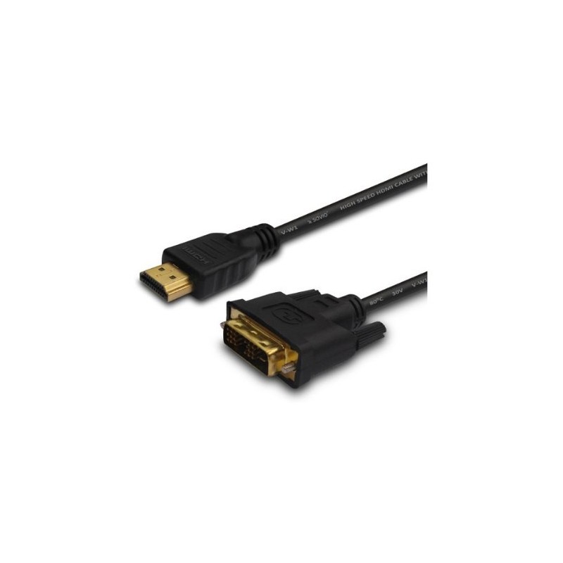 CABLE HDMI A DVI 18+1 1.5M SAVIO CL-10 M/M