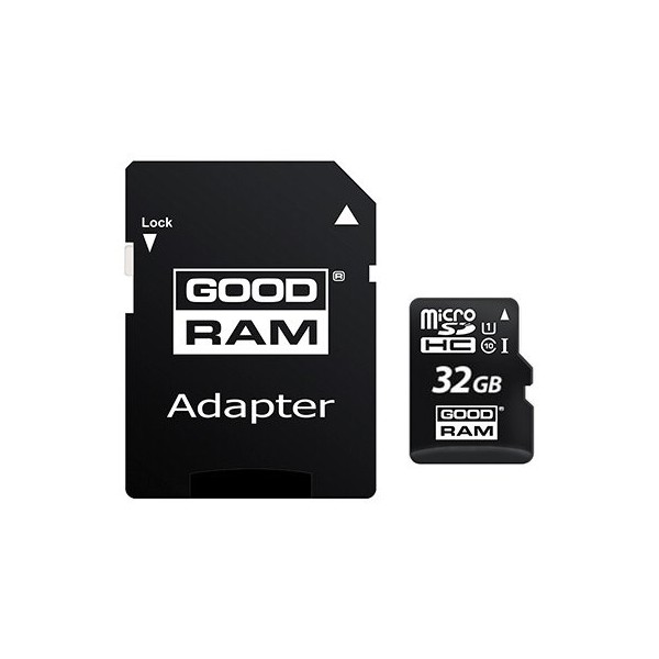 Goodram micro sd mem 32gb m1aa cl10 uhs - i+adapt