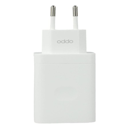 Cargador oppo supervooc 33w usb tipo a blanco