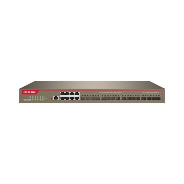 Switch ip - com g5324 - 16f 8 puertos gigabit ethernet 16 puertos sfp gestionable l3