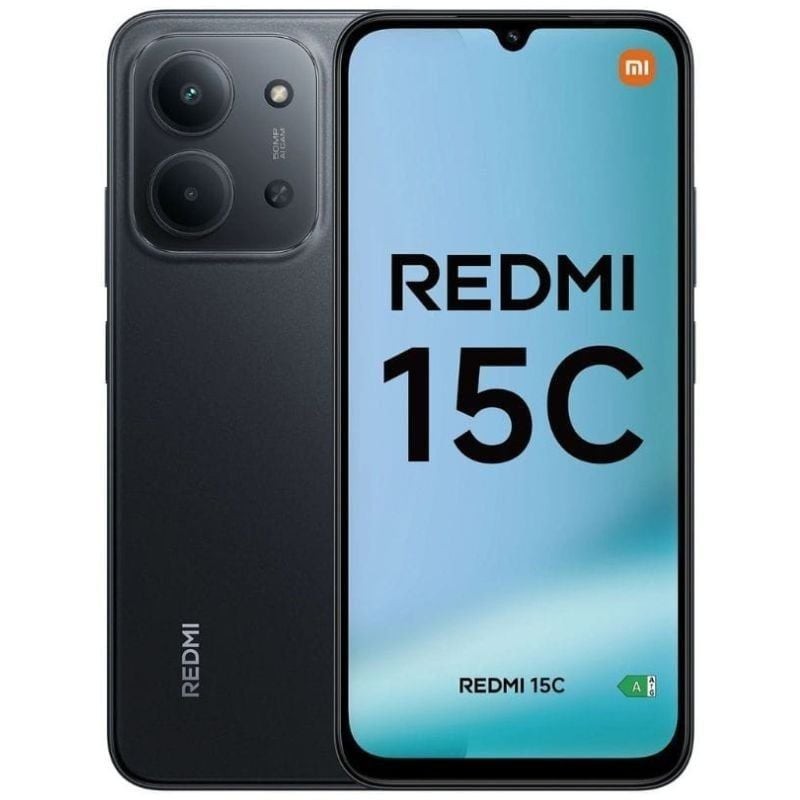 Smartphone Xiaomi Redmi 15C 4GB/ 128GB/ 6.9″/ Negro