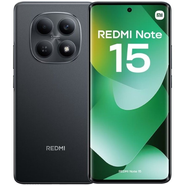Smartphone Xiaomi Redmi Note 15 8GB/ 128GB/ 6.77″/ Negro