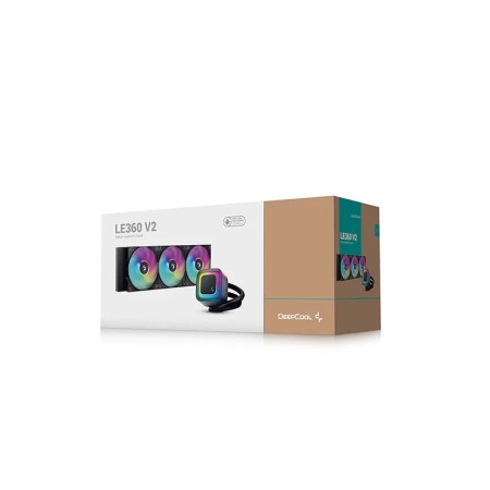 Kit refrigeracion liquida deepcool le360 v2 zero 3x 120mm negro