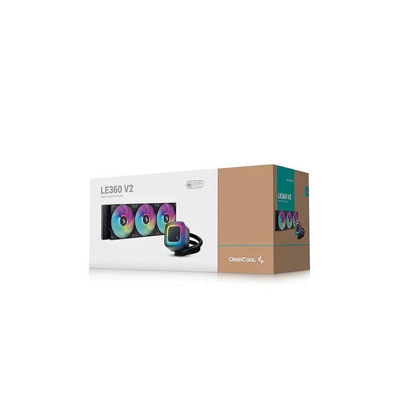 Kit refrigeracion liquida deepcool le360 v2 zero 3x 120mm negro
