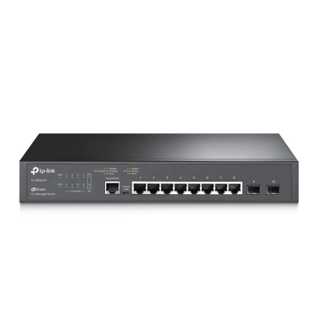 Switch 11 puertos tp - link tl - sg3210 8 puertos 10 - 100 - 1000 2 puertos sfp 1 puerto para consola