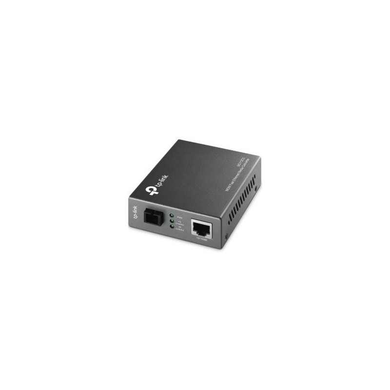 CONVERTIDOR FIBRA TP-LINK MC112CS RJ45 ETH A FIBRA MONOMODO SC Tx:1310nm, Rx:1550nm FULLDUPLEX HASTA