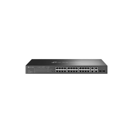 SWITCH SEMIGESTIONMBLE JETSTRAM TP-LINK SL2428P 24P POE+ 10/100 Y 2 PUERTOS GIGA + 2 PUERTOS COMBO G