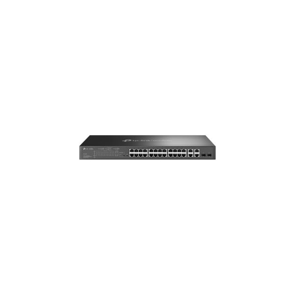 SWITCH SEMIGESTIONMBLE JETSTRAM TP-LINK SL2428P 24P POE+ 10/100 Y 2 PUERTOS GIGA + 2 PUERTOS COMBO G