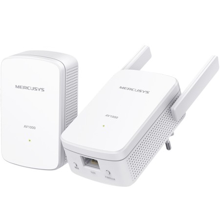 Kit de repetidores wifi mercusys mp510 kit av1000 gigabit - 300mbps - pack 2 unidades