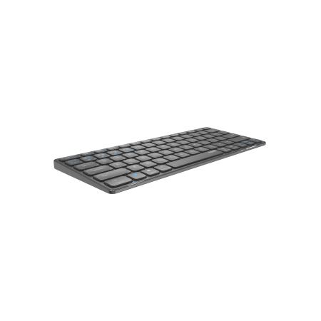 TECLADO RAPOO WIRELESS Y BLUETOOTH E9600M 2.4GHz BT 3.0 5.0 DISEÑO ULTRAFINO COMPACTO BATERIA GRIS