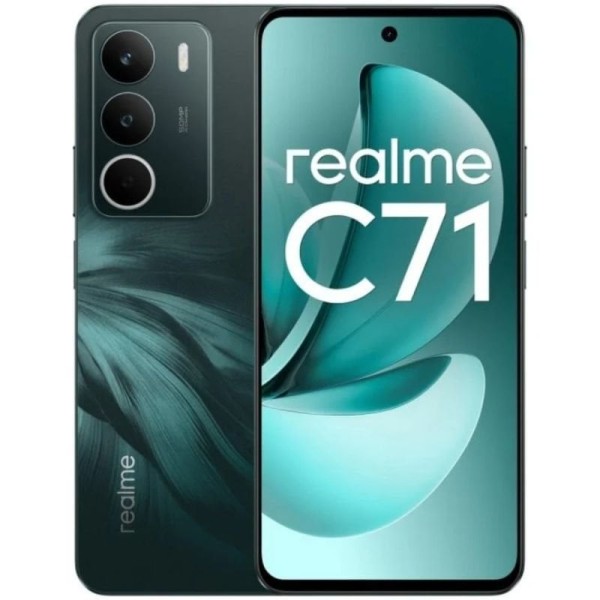 Smartphone Realme C71 4GB/ 256GB/ 6.67″/ Verde Oscuro