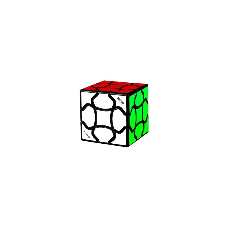 Cubo de rubik qiyi fluffy 3x3 bordes negros