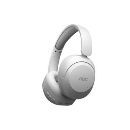 HEADSET BLUETOOTH AOC ACH3505WT DIADEMA ANC HIFI MIC BLANCO REPRODUCCION 80H CARGA USB-C