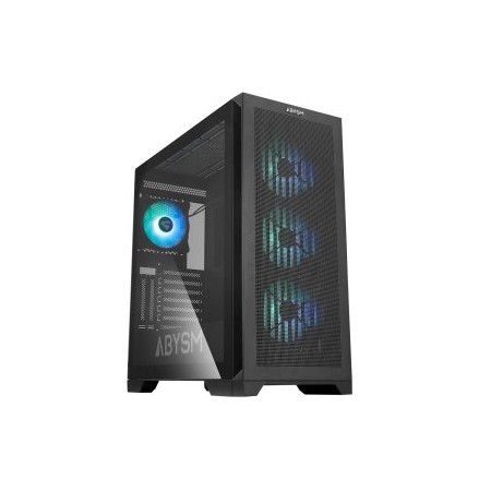 CAJA E-ATX DANUBE MURA ARGB 3x2.5” USB-C GPU MAX 415mm COLOR NEGRO
