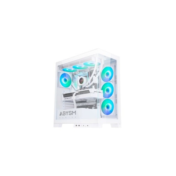 CAJA ATX ABYSM DANUBE SAVA H500 WHITE 1x3.5″ 1x2.5″ USB-C GPU MAX 430mm