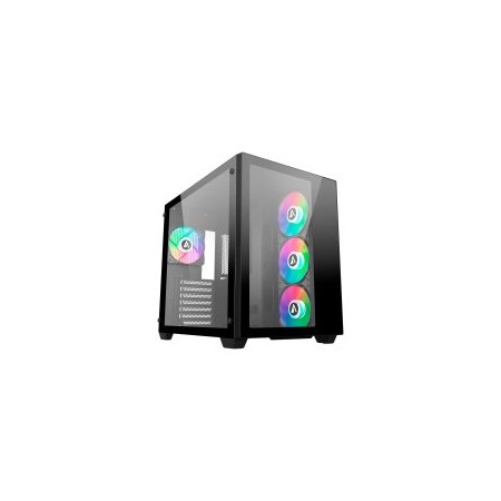 CAJA ATX ABYSM DANUBE SAVA 285 BLACK 1x3.5″ 2x2.5″ USB-C GPU MAX 410mm