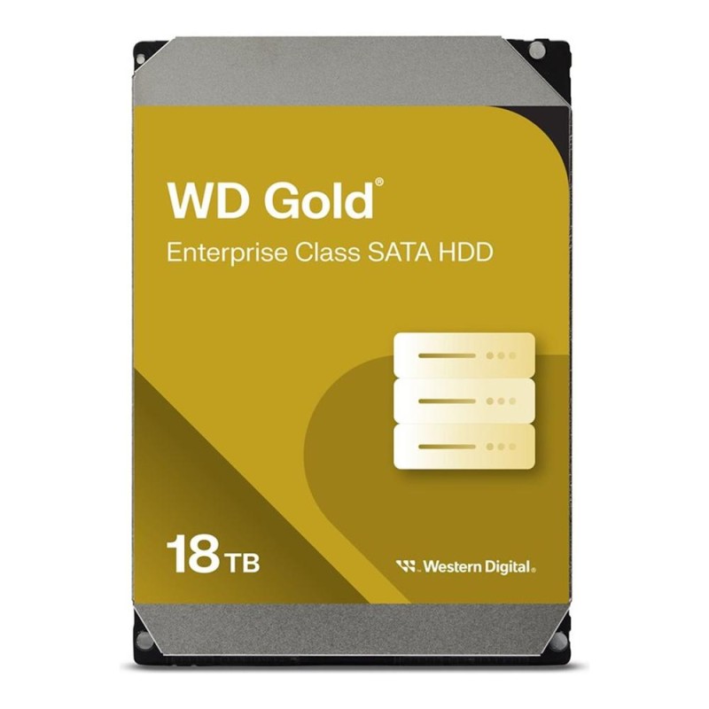Disco duro interno hdd wd western digital gold 18tb 3.5 pulgadas sata 6gb - s 512mb