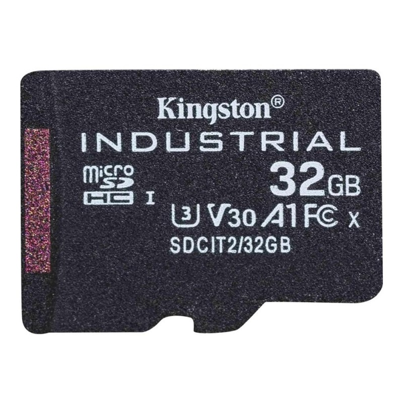 Tarjeta memoria micro secure digital sd hc 32gb kingston industrial clase 10 uhs - i u3