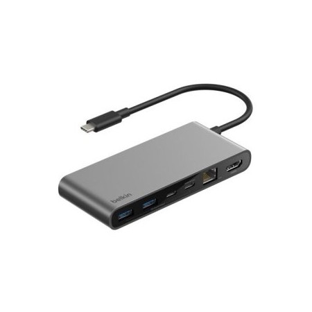 DOCKING USB-C BELKIN INC024HQSGY A 1xRJ45 2.5Gb 1xHDMI 2xUSB-C PD 100W 2xUSB-A 1xSD 1xMicroSD
